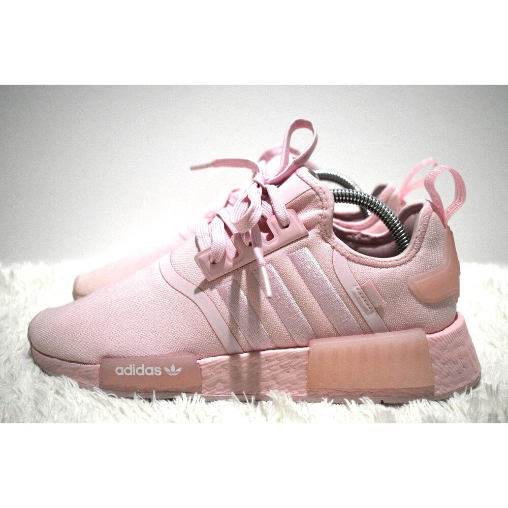 Adidas Originals NMD_R1 Clear Pink Athletic Shoes Sneakers HQ8862 Womens 8.5